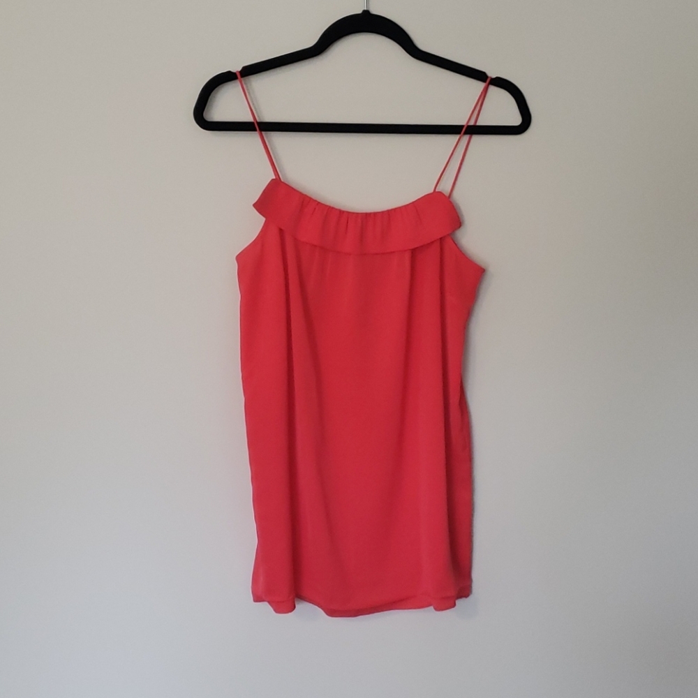J. CREW Coral silk top